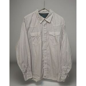 WRANGLER 20X COMPETITION L/S Shirt Mens XXL Red White Adv Comfort‎ Cowboy Rodeo